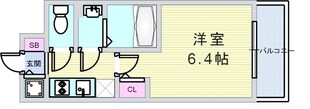 エスリードレジデンスグラン大阪福島ノースの物件間取画像